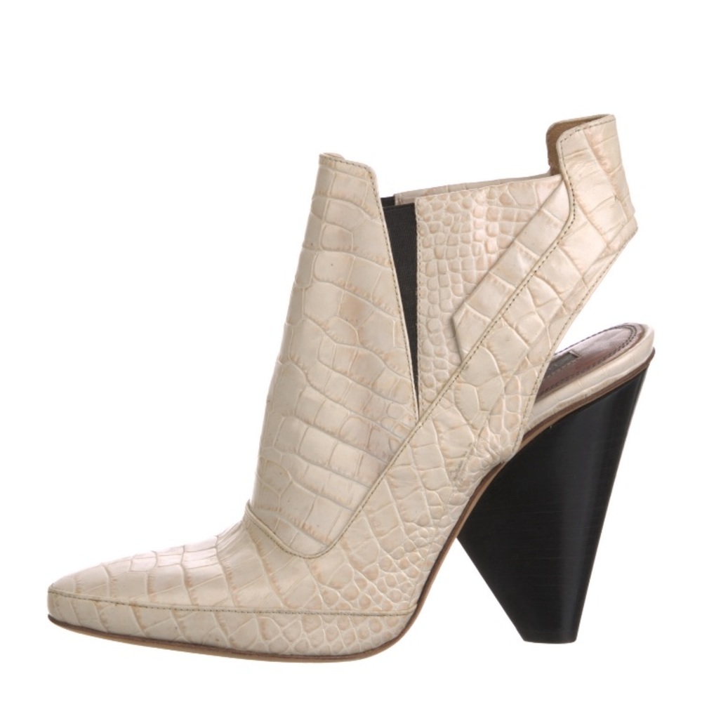 Derek Lam Tate embossed animal print chelsea boot